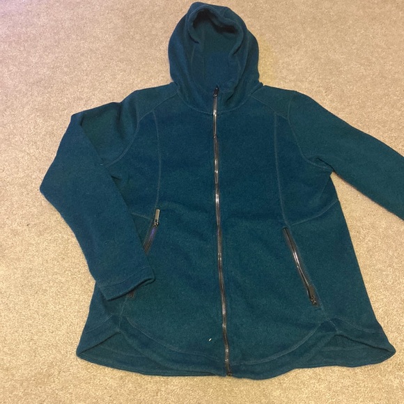 Eddie Bauer fleece zip up hoodie - Picture 1 of 3